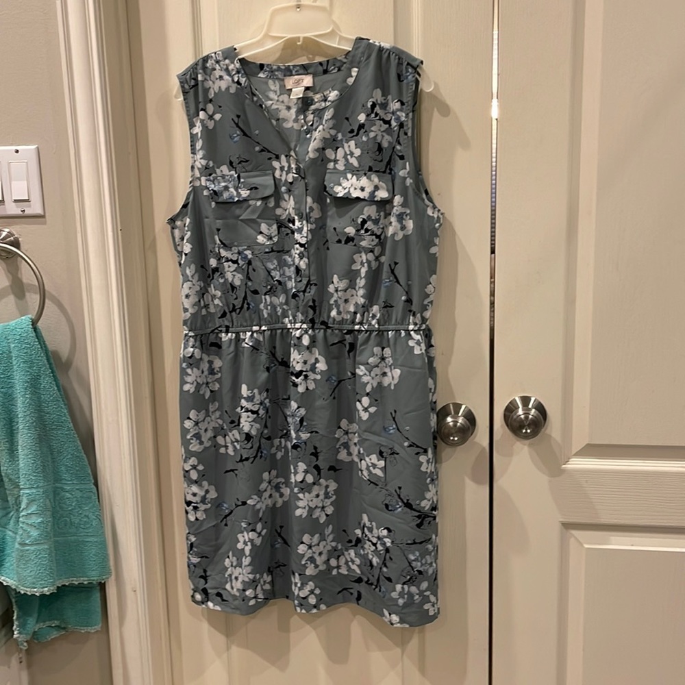 Loft flowered dress